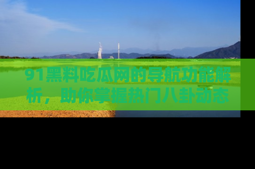 91黑料吃瓜网的导航功能解析,助你掌握热门八卦动态