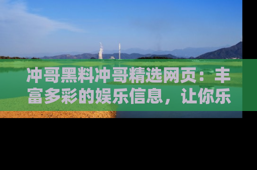 冲哥黑料冲哥精选网页：丰富多彩的娱乐信息，让你乐不停息