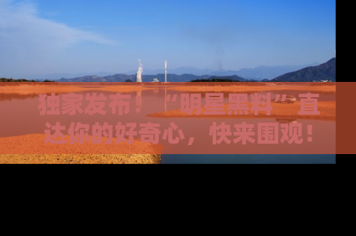 独家发布！“明星黑料”直达你的好奇心，快来围观！