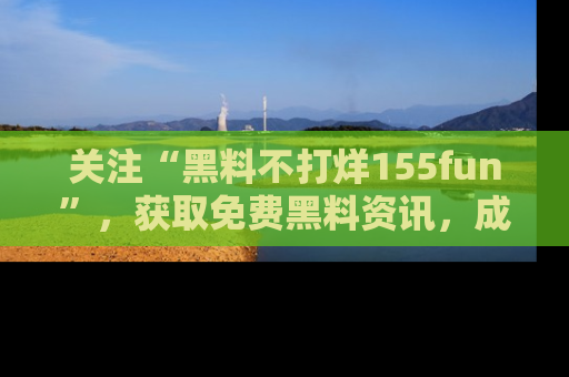 关注“黑料不打烊155fun”，获取免费黑料资讯，成为吃瓜达人不再难！