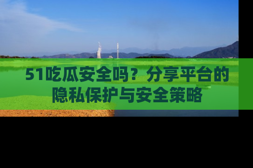 51吃瓜安全吗?分享平台的隐私保护与安全策略